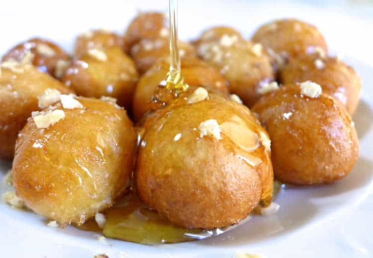 Loukoumades (Greek honey donuts) What to Eat in Crete in August